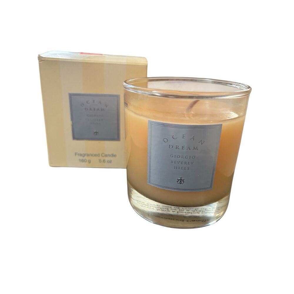 Ocean Dream Giorgio Beverly Hills Women Perfume Fragranced Candle 160 g 5.6 oz - Picture 1 of 4